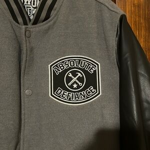 Dixxon Absolute Defiance men’s large varsity jacket brand new